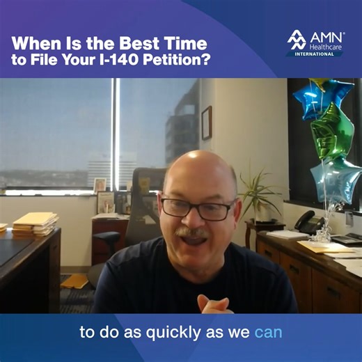 16K views · 86 reactions | "Control what you can control." — Atty. Michael Hammond When it comes to U.S. immigration, timing matters. Filing your I-140 early secures your place in line. Pass your exams, gain experience, and take action now. We are filing your I-140 within 30 days of your acceptance of the offer! Apply today: amnhealthcare.com/international #amninternational #i140 #usimmigration #nurseimmigration #internationalnurses | AMN Healthcare International | Facebook
