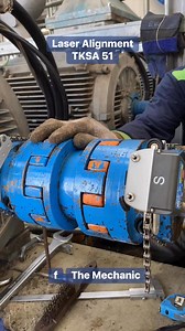 Laser Alignment TKSA51. #fyp #piping #therminol #project #mechanic #maintenance #engineering #boiler #centrifugalpump The Mechanic | Mhd Amaz Har