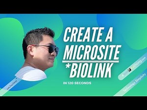 How to create your microsite within 2 minutes