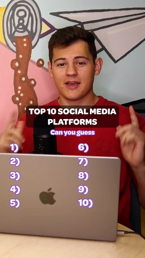 Top 10 Social Media Platforms! #socialmedia #top10