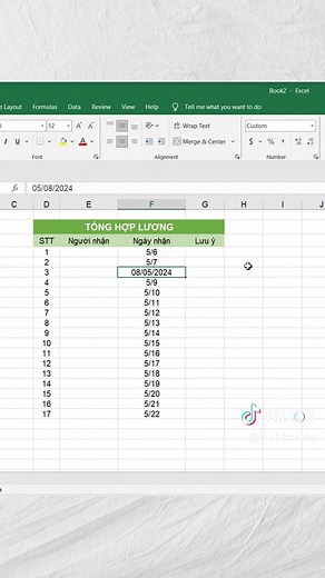Sửa lỗi ngày tháng bị đảo ngược trong Excel