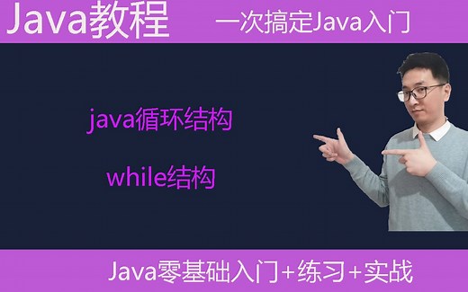 Java教学：java循环结构|while结构|java语言基础|编程语言入门