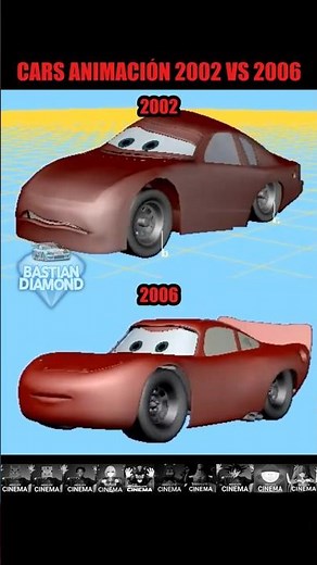 💎 CARS Animation 2002 vs 2006 ☠️🔥‼️ #cars #mcqueen #memes #trivia #disturbing #nostalgia #fyp #vs
