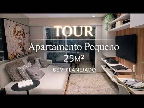 25m² Apartment: Compact Studio in Campo Belo | Vanessa Architecture