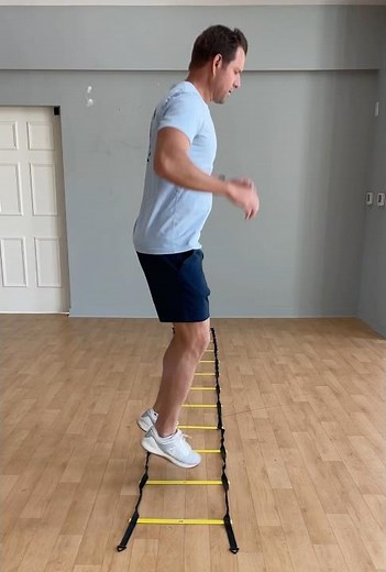 Agility Ladder Lateral Two Foot Hop
