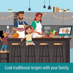 17K views · 364 reactions | Enjoy Thanksgiving with your household. Have virtual dinner with your friends & family to slow the spread of COVID-19. | CDC | Facebook