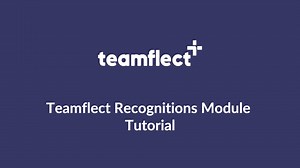 Teamflect Recognitions Module Tutorial