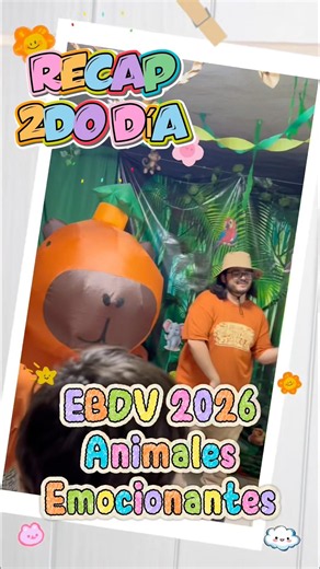 2do día EBDV 2026 “Animales emocionantes” 🐸🦒🐘#ebdv #animals #diosteama #kids