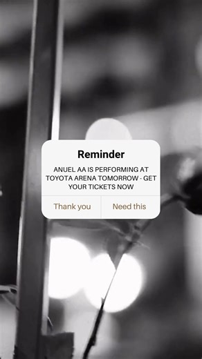 Tomorrow. Anuel AA. Toyota Arena. Get your tickets now before it's too late! 🔥 GET TICKETS NOW: https://bit.ly/4enrrhZ | Toyota Arena