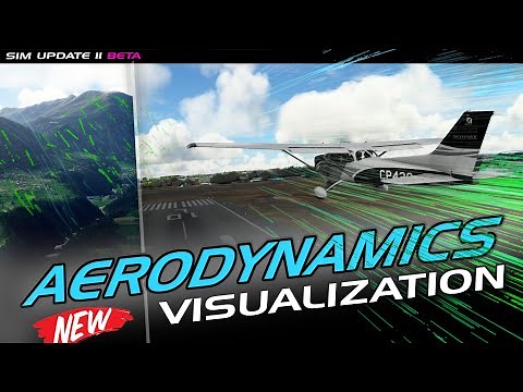 MICROSOFT FLIGHT SIMULATOR | Aerodynamic CFD VISUALIZATION