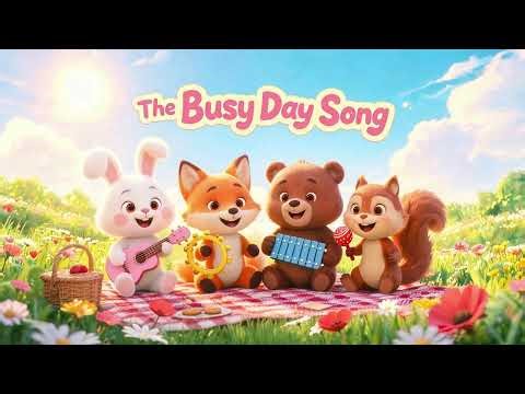 The Busy Day Song 3 | Fun Daily Routine Song for Kids | Nursery Rhymes & Kids Songs