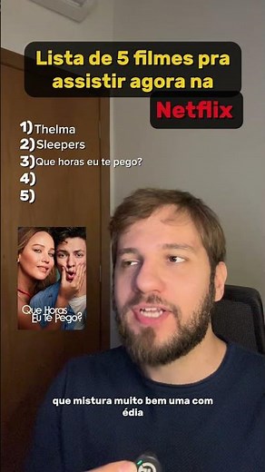 5 filmes pra assistir na Netflix 🎬🍿