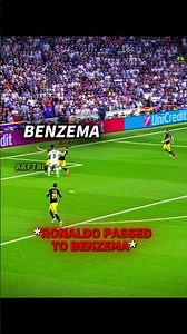 Benzema miss but Ronaldo Didn't #ronaldo #football