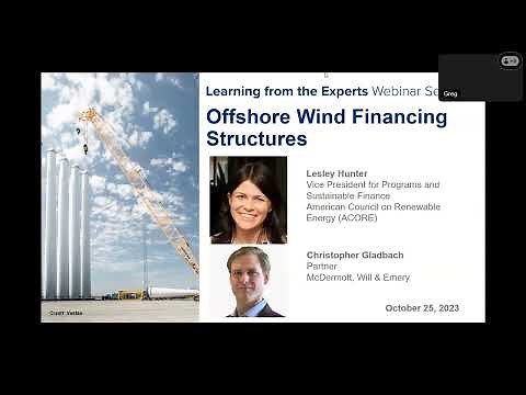 Offshore Wind Financing Structures (Learning from the Experts)