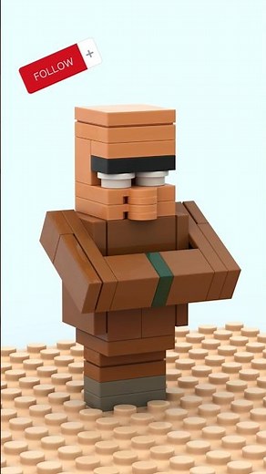 Minecraft Villager - Lego Tutorial #stopmotion