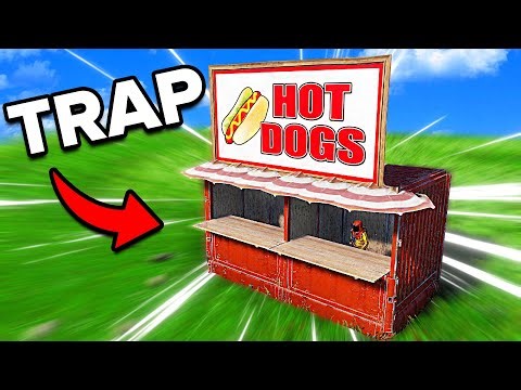 I Built a FAKE Hot Dog Stand TRAP BASE in Rust...