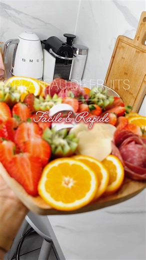 ST VALENTIN - PLATEAU DE FRUITS FACILE 😍❤️ #valentinesday #stvalentin #love #fraise #chocolate