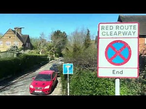 London 102 bus route. Finchley Road to Muswell Hill Road