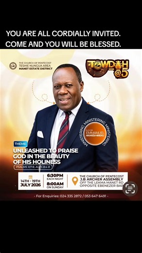 COME AND YOU'LL BE BLESSED..