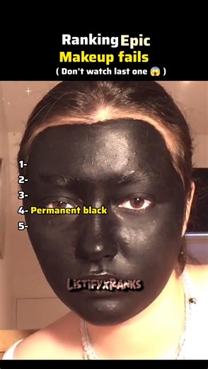LAST ONE is a Nightmare! 😱 Epic Makeup Fails Ranking #shorts #shortsfeed #funny #ranking #epicfails