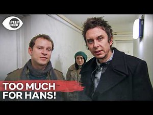 Super Hans Escapes the "Hurt Locker" Party | Peep Show