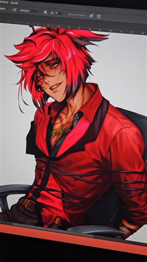 9K views · 4.2K reactions | Second Alastor painted. Stick around to see the third one in full color! 勺 Commish for @happydeer90 #hazbinhotel #hazbinhotelalastor #hazbinhotelfanart #alastortheradiodemon #alastorfanart #AlastorHazbinHotel #alastor | Alexael Artworks | Facebook