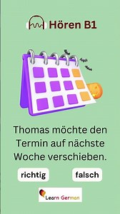 B1 Hören üben | Übung 8 | German Listening Practice B1 | Learn German