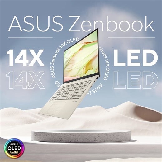 Discover a world of stunning visuals with Zenbook 14X OLED’s 14.5" NanoEdge OLED HDR display. Enjoy brighter, clearer and more vibrant colors! #NanoEdgeOLED #VividColors #BrightDisplay 📷😍 Learn more: https://asus.click/ux3404kspv_fb | ASUS