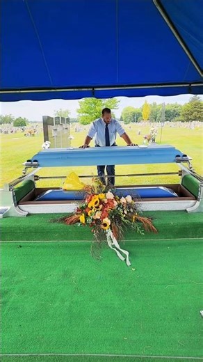 Lowering A Casket #burialvault #casket #casketlowering #interment #grave #burial #cemetery #funeralb