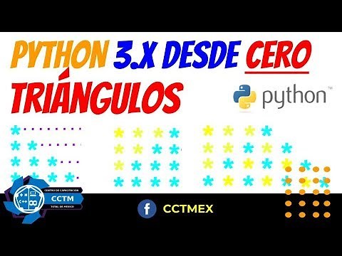 Triángulos con asteriscos │Ciclo For │Python 3.x │Desde cero │¡Muy Básico!
