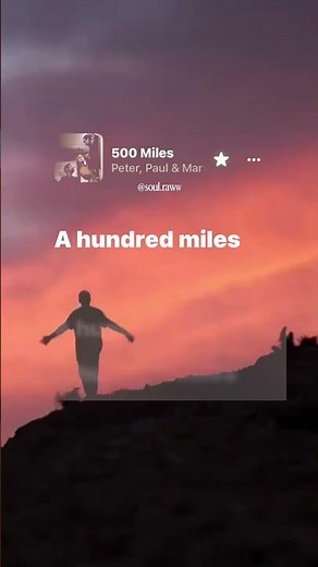 Peter, Paul and Mary - 500 Miles (Lyric Edit
