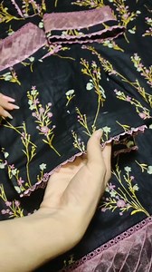 2.6K views · 105 reactions | "Kala suit pehno, classy bano, Har nazar tum par ho, trendy bano! Black color ka magic har kisi ko attract kare, Reel dekho... order karo... fashion queen bano! ✨ #BlackColor #KalaSuit #BanoStunning #FariyaBoutique | TZ stitching complete course | Facebook