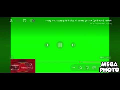 (Better Sounding) Klasky csupo in evil 8 bit percussion green screen + Flip Horizontal