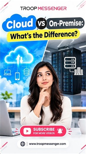 Cloud vs On-Premise: What’s the Difference? #troopmessenger #yt #military #securemessaging