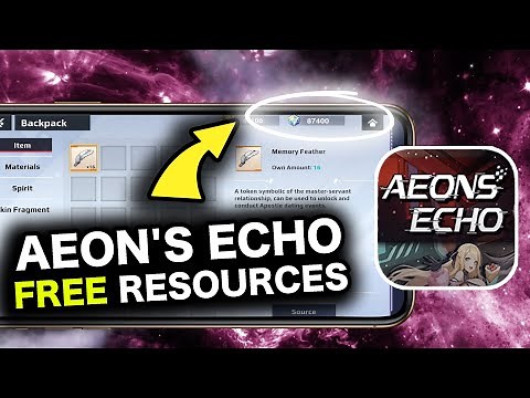 Aeon's Echo Hack - How To Get Unlimited Resources For FREE