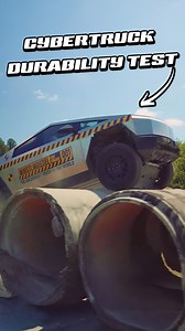 This Cybertruck Is Totally Ruined! Durability Test! #car #truck #tesla #fblifestyle | Whistlindiesel