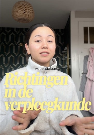 Ik denk dat dit de meest gevarieerde opleiding is momenteel! Laat weten welke richting jou het meest pakt 🙌🙌 Ps dat van de boeven een lesje leren is een grapje, pls maak me niet af x #verpleegkunde #zorg #studeren #tips
