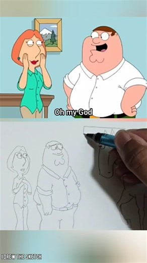 Drawing A Sketch Art 2 #familyguy #funny