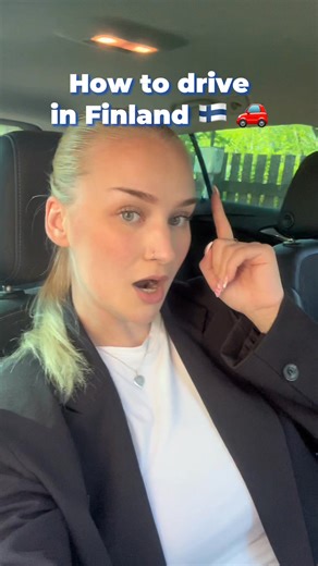 A road trip in Finland is always a good idea! 🇫🇮 You can get around Finland easily by train, but to explore rural areas in more detail, a car might be useful. Renting a car is easy, roads are good, and the traffic is very organized. Here are some things to know about driving in Finland: 🔦 Headlights always on – day or night, it’s the law. ⚠️ Speed limits change often, so watch for signs. Generally, the speed limit in Finland is 50 km/h in built-up areas and 80 km/h outside of them. 🫎 Beware 