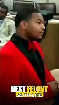 One More Felony And He's Looking At 25 TO LIFE