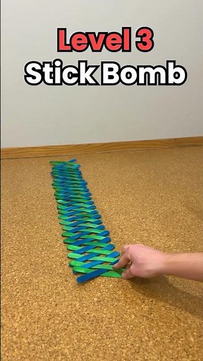 Level 1 through Level 4 Stick Bomb Chain Reaction