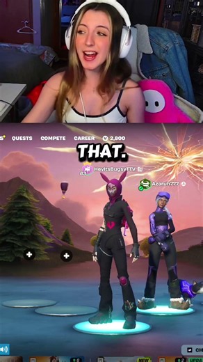 Maybe I was too forward #bugsy #smallstreamer #streamergirl #live #fortnite #shorts
