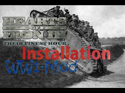 Hearts of Iron 3 WW1-Mod Installation [Ger/HD]