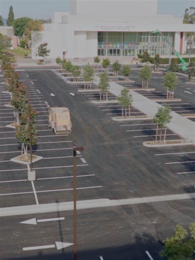 A completely redesigned Lot G12 was opened on 8/22/2025 after a 3-month renovation. The new lot now features 2-way aisles, wider vehicle aisles, wider parking spaces, angled spaces now replaced by perpendicular spaces, 12 new EV charging spaces, an additional vehicle exit for better traffic flow, new ADA-sidewalks with a direct path of travel from the elevators in PV North Parking Structure to the CPAC entrance without passing through vehicle lanes of traffic, and much more! #csulbparking #gobea