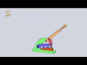 Four-Bar Mechanism Of A Hand Lever Shear 2