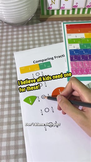 Fraction WoW!#kids #fyp #learning #study #education | Teaching Math