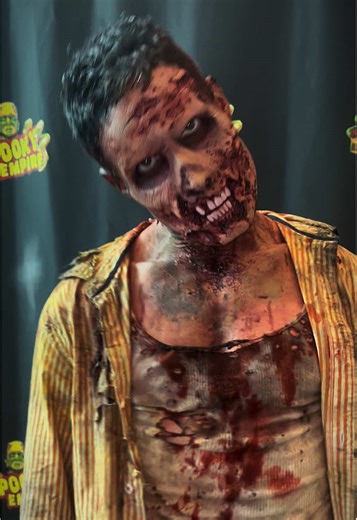 Quick Look at the Zombie demo I did at spooky empire yesterday!!!! Ahhh I can't wait to show more images. I adore Teddy so much, I couldn't ask for a better model. Makeup and costume by me! Prosthetic by @Woochie sent by @Mostlydeaddotcom Event @Spooky Empire Thank you @paintedimagination and Cara Giambalvo for this incredibly oppurnity to show my work!!! #zombie #zombiemakeup #sfx #halloweenmakeup #xyzbca