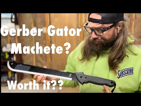 Is the Gerber Gator Machete any good?!?! SHOCKING WHATS INSIDE!!