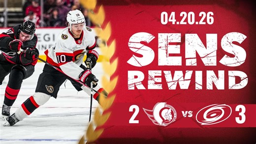 Sens Battle Back But Fall 3-2 in Double Overtime