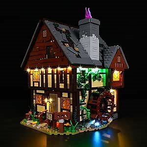 Kyglaring LED Light Kit Compatible with Lego 21341 Model Set, Lighting Accessories Compatible with Disney Hocus Pocus: The Sanderson Sisters' Cottage, Lights Only, Classic Version
